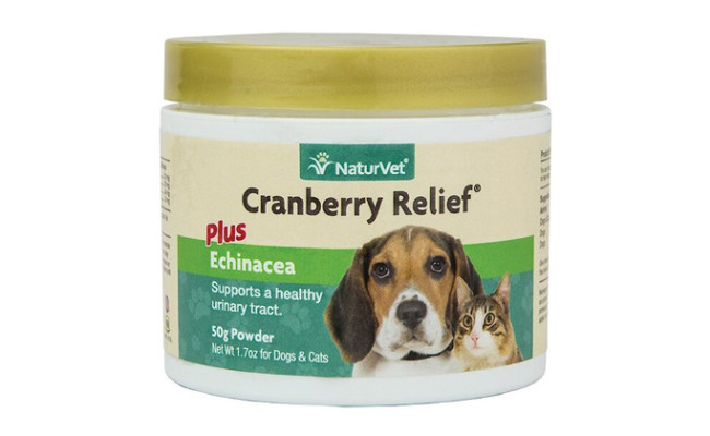 NaturVet Cranberry Relief Plus Echinacea Powder Urinary Supplement for Dogs