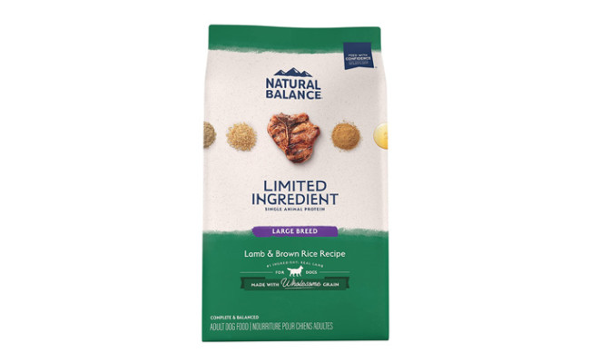 Natural Balance Limited Ingredient Diet Lamb & Brown Rice Large-Breed Adult Dry Dog Food