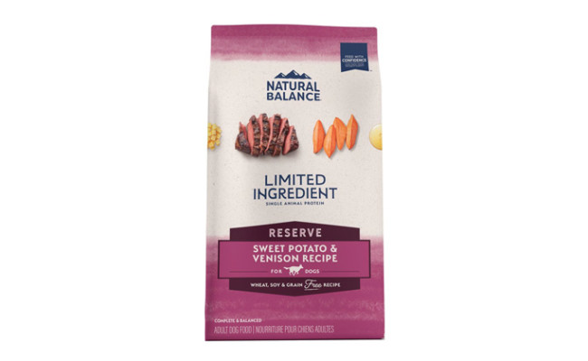 Natural Balance Limited Ingredient Reserve Grain Free Sweet Potato & Venison Recipe Dry Dog Food