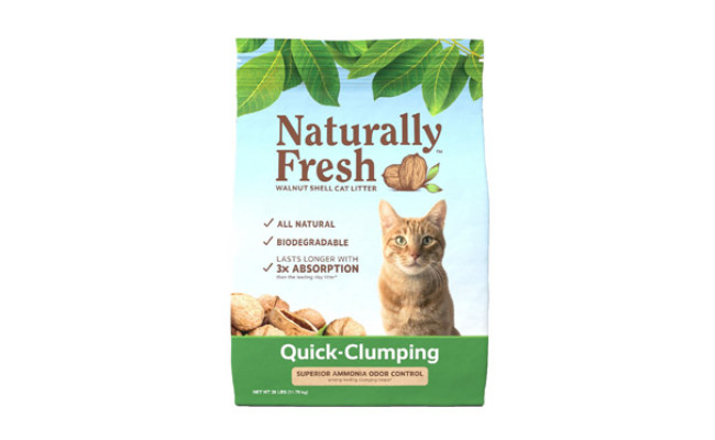 Naturally Fresh Unscented Clumping Walnut Cat Litter