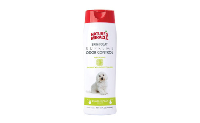 Nature's Miracle Supreme Whitening Odor Control Shampoo