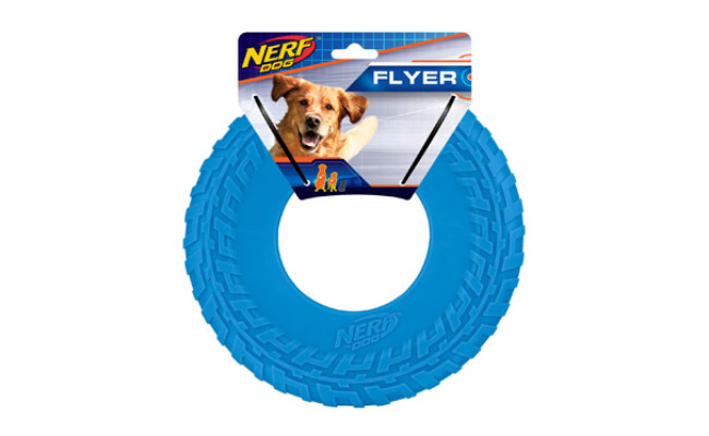 Nerf Dog Rubber Tire Flyer Dog Toy