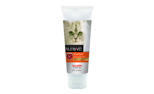 Nutri-Vet Salmon Flavored Gel Hairball Control Supplement for Cats