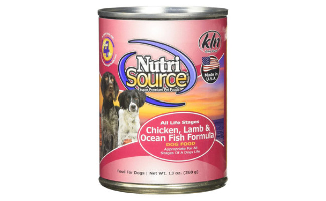 NutriSource Chicken, Lamb & Ocean Fish Canned Dog Food