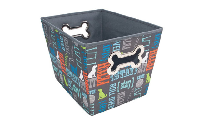 Paw Prints Dog Toy Box