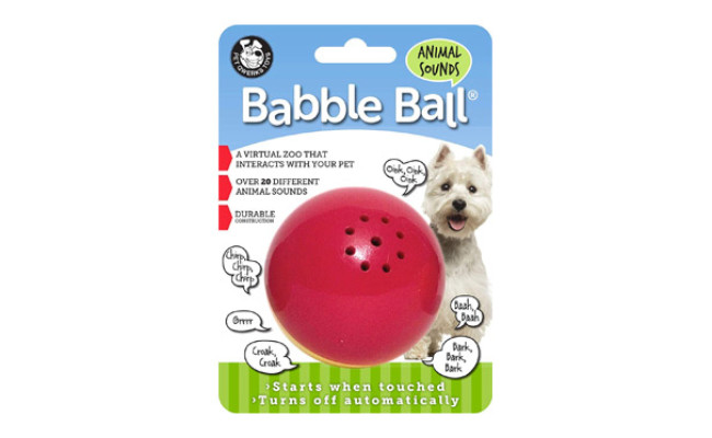 Pet Qwerks Animal Sounds Babble Ball