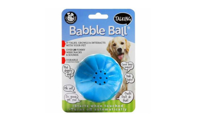 Pet Qwerks Talking Babble Dog Ball