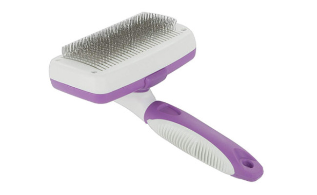 Poodle Pet Self Cleaning Slicker Brush for Rabbits