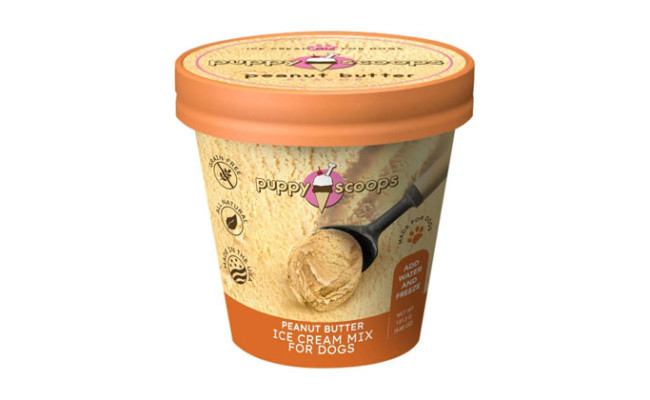 Puppy Scoops Ice Cream Mix for Dogs Peanut Butter