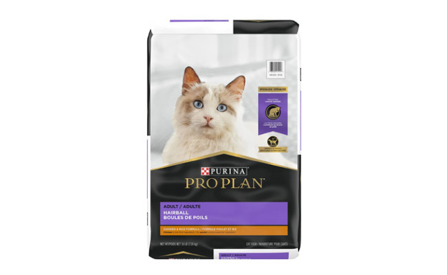 Purina Pro Plan Adult Hairball Chicken & Rice Formula Dry Cat Food
