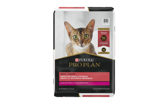 Purina Pro Plan Adult Sensitive Skin & Stomach Lamb & Rice Formula Dry Cat Food