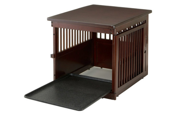 Richell Wooden Dog Crate Table