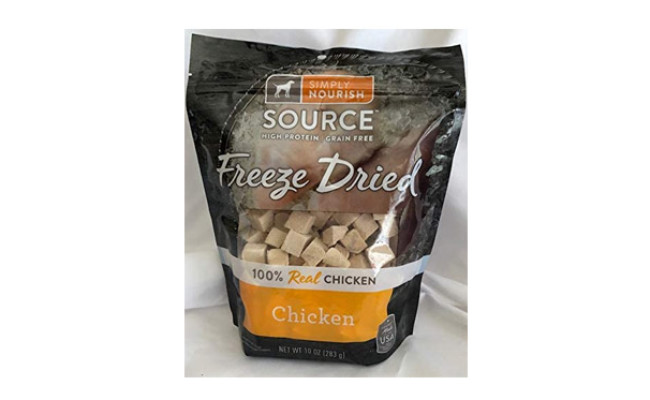 SIMPLY NOURISH Freeze Dried 100% Real Chicken Dog Treats