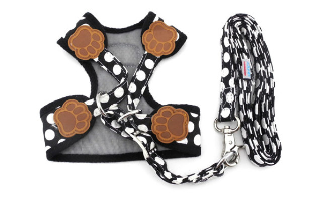 SMALLLEE_Lucky_Store Soft Mesh Nylon Dog Harness