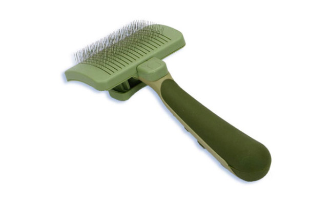 Safari Cat Self-Cleaning Slicker Brush