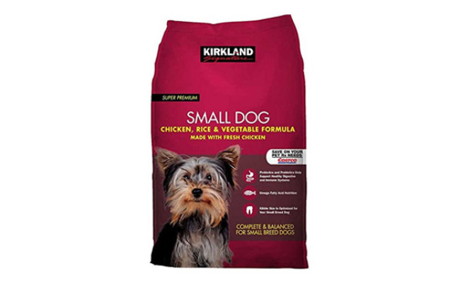 kirkland small dog food salmon