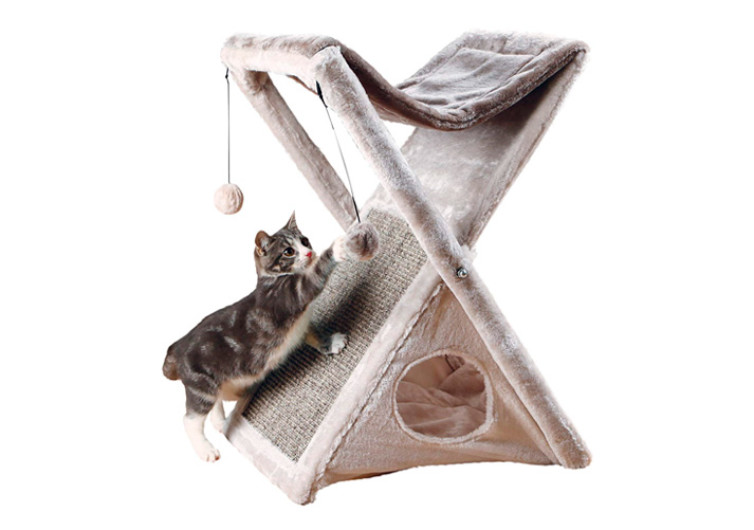 TRIXIE Pet Products Miguel Fold and Store Cat Tower