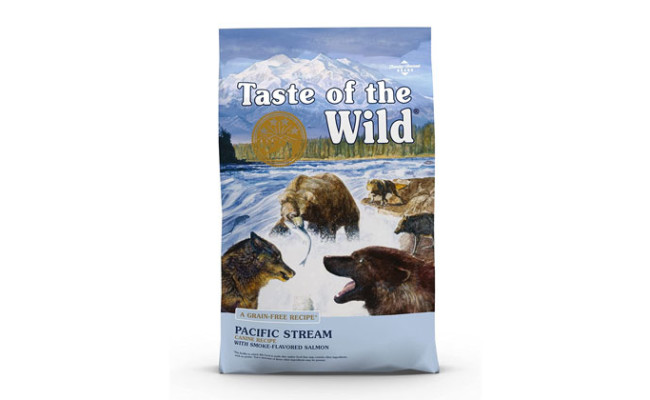 Taste of the Wild Pacific Stream Smoke Flavored Salmon Grain Free Dry Dog Food