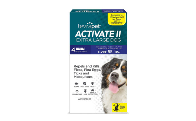 TevraPet Activate II Flea and Tick Prevention for Dogs