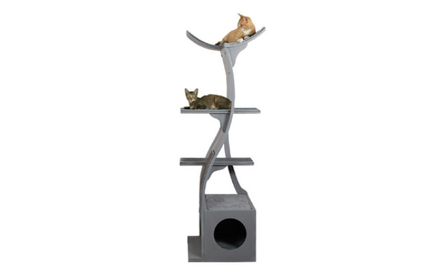 The Refined Feline Lotus Cat Tower Furniture