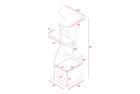 The Refined Feline Lotus Cat Tower Furniture Dimensions