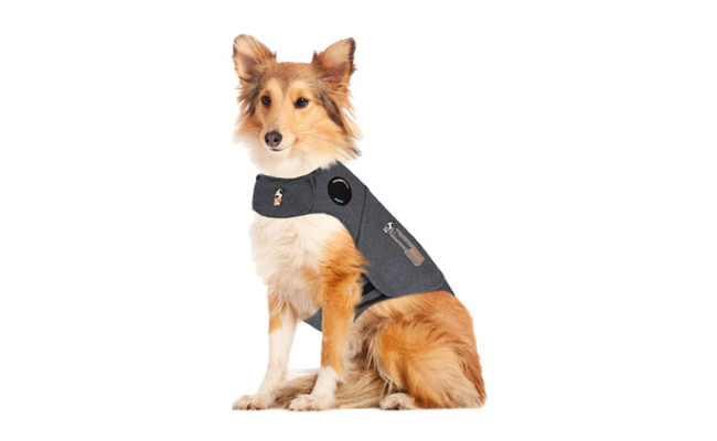 ThunderShirt Classic Anxiety & Calming Vest for Dogs Heather Grey