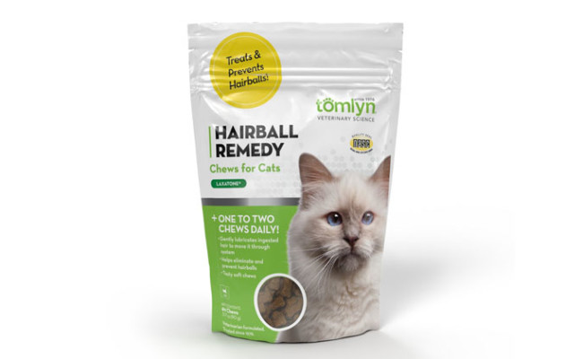 Tomlyn Laxatone Chicken Flavored Soft Chews Hairball Control Supplement for Cats