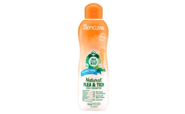 TropiClean Natural Flea and Tick Shampoo