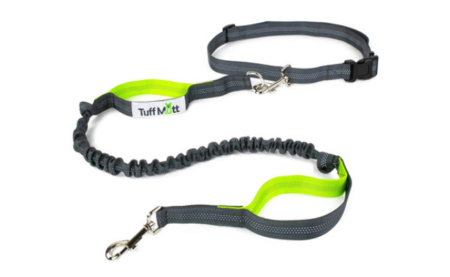 TeqHome Hands Free Dog Leash Retractable Harness with Reflective Stitches for Medium and Small Dogs