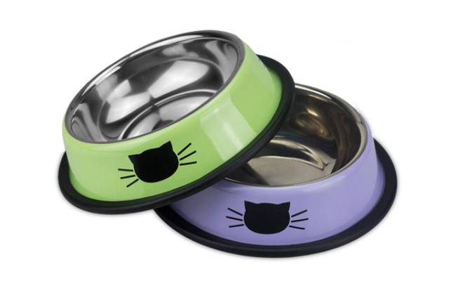 Ureverbasic Stainless Steel Cat Bowls