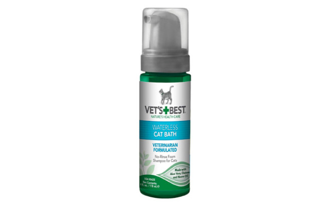 Vet's Best No Rinse Waterless Dry Shampoo for Cats
