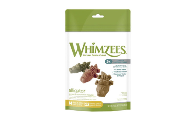 WHIMZEES Alligator Grain-Free Dental Dog Treats