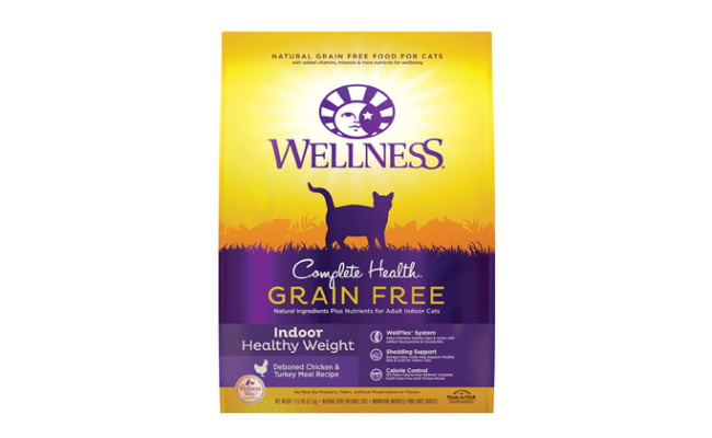 Wellness Complete Health Grain Free Indoor Healthy Weight Chicken Recipe Dry Cat Food