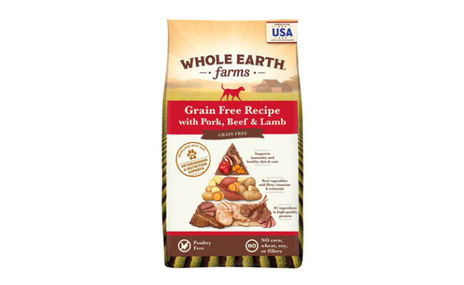 Whole Earth Farms Grain Free Pork Beef & Lamb Recipe Dry Dog Food