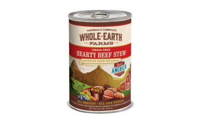 Whole Earth Farms Hearty Beef Stew Canned Dog Food