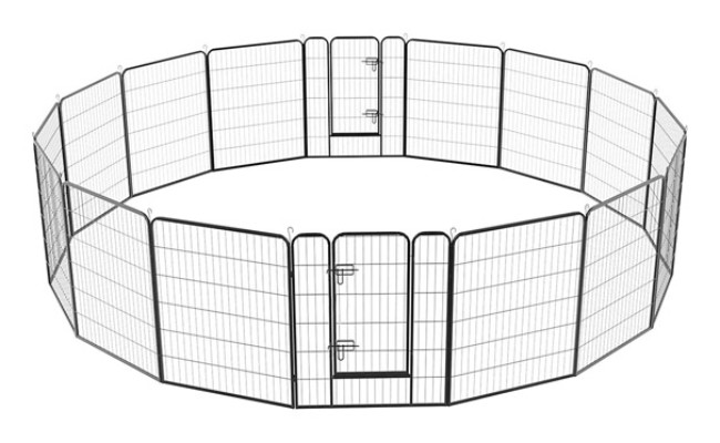 YAHEETECH 40-inch 16 Panel Dog Playpen