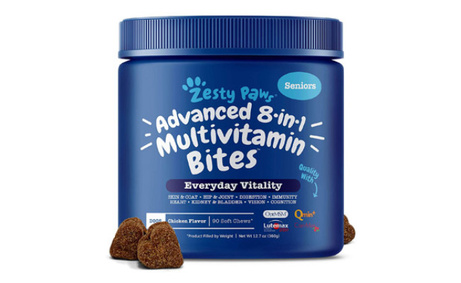 Zesty Paws Senior Advanced Multivitamin for Dogs