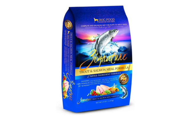 Zignature Trout and Salmon Meal Formula Dry Dog Food