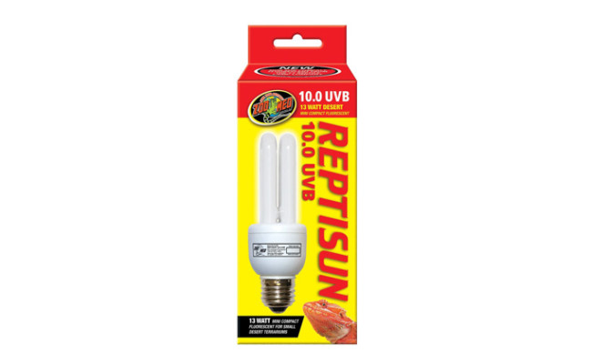 Zoo Med ReptiSun 10 UVB Compact Fluorescent Mini Reptile Lamp 13 Watt