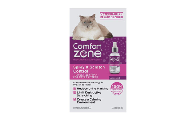 comfort zone cat calming spray