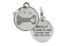 engraved dog id tag