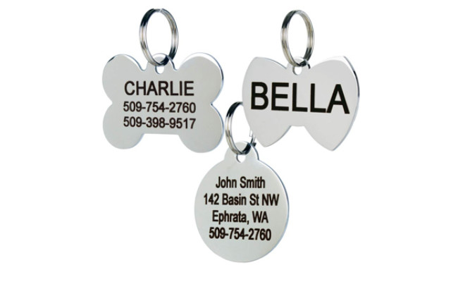go tags stainless steel dog tag