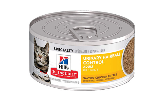 hills science urinary hairball control