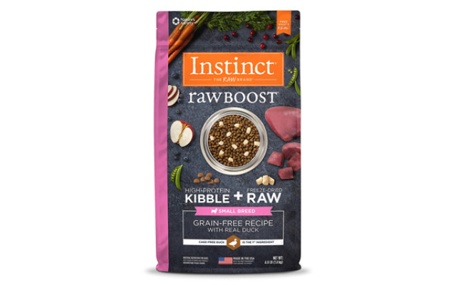 instinct raw boost dog food