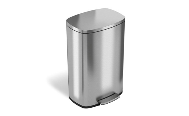 itouchless stainless steel trash can