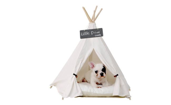 little dove dog teepee bed