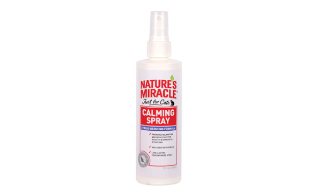 natures miracle cat calming spray