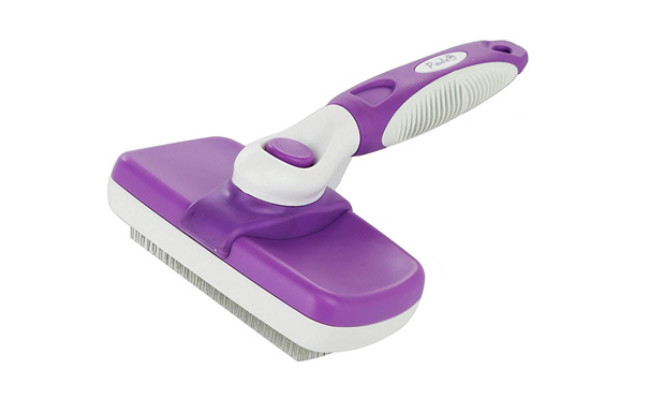 poodle pet self cleaning slicker brush for rabbits