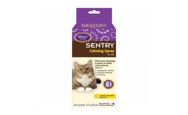 sentry calming spray for cats
