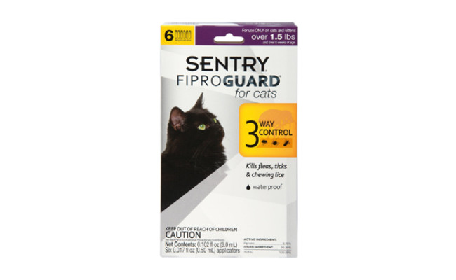 sentry flea treatment for cats